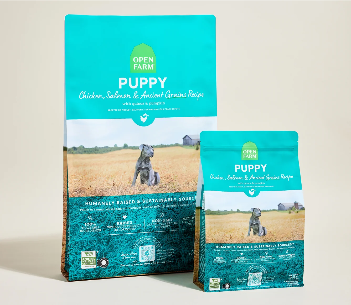 Chicken & Salmon Ancient Grains Puppy Kibble - Image 7