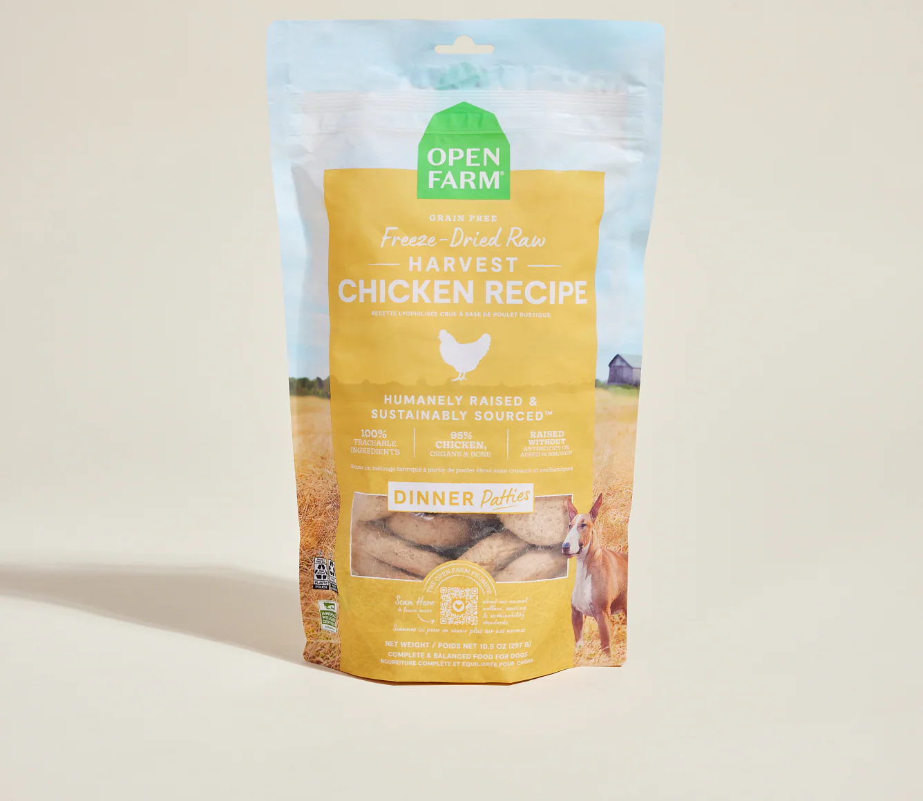 Harvest Chicken Freeze Dried Raw Patties for Dogs - Image 2