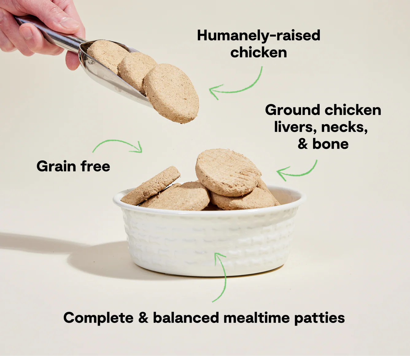 Harvest Chicken Freeze Dried Raw Patties for Dogs - Image 4