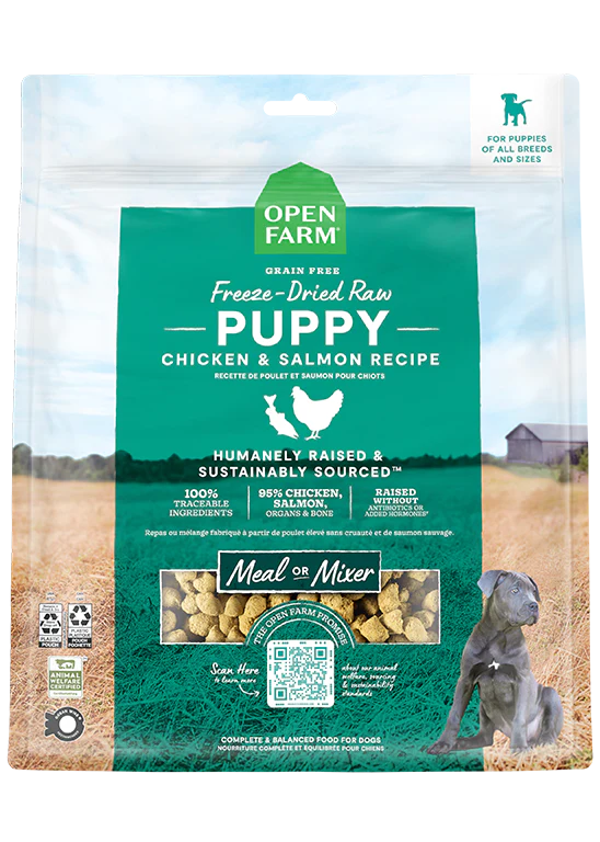 Chicken & Salmon Freeze Dried Raw Morsels for Puppies