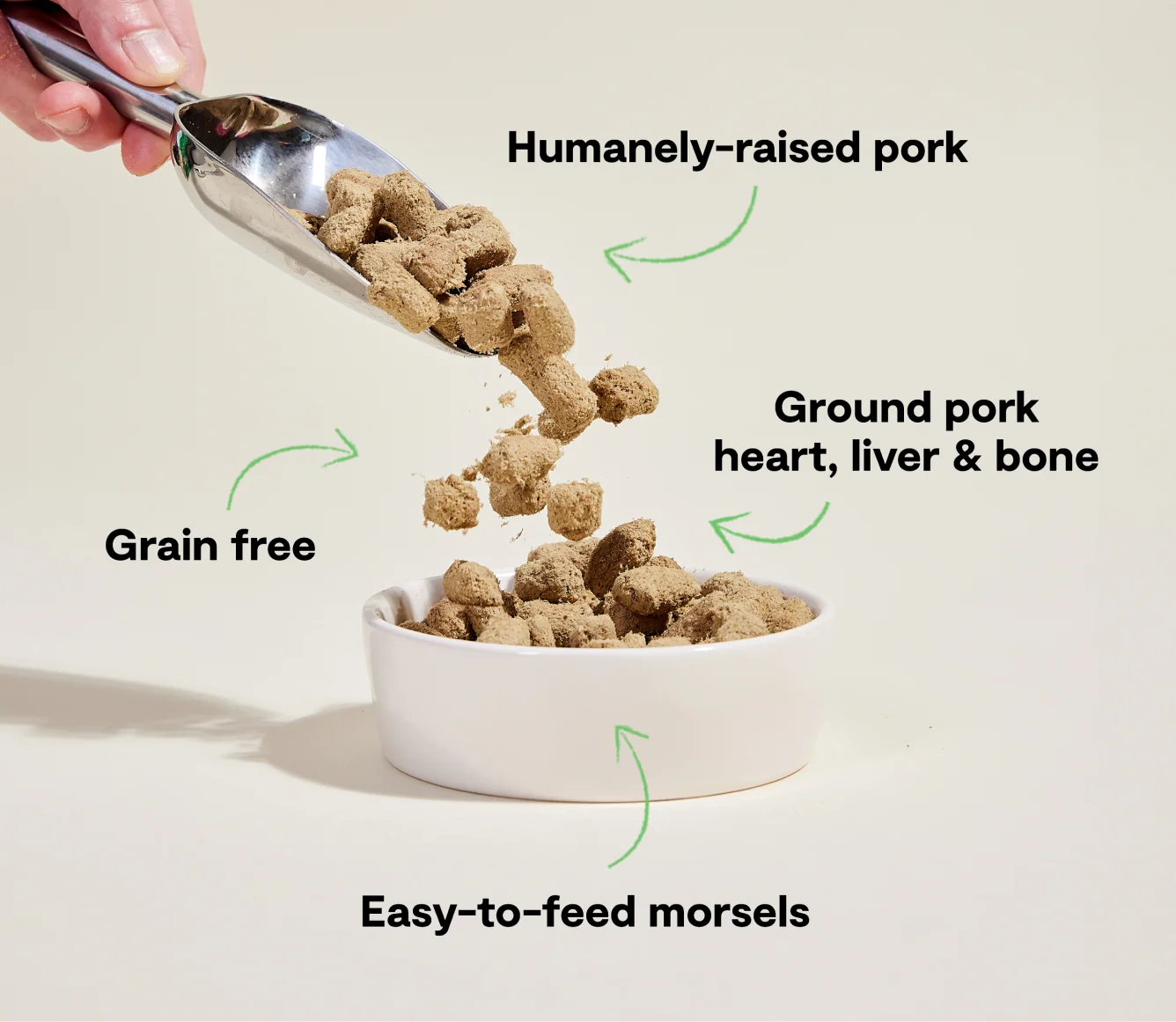Farmer's Table Pork Freeze Dried Raw Morsels for Dogs - Image 4