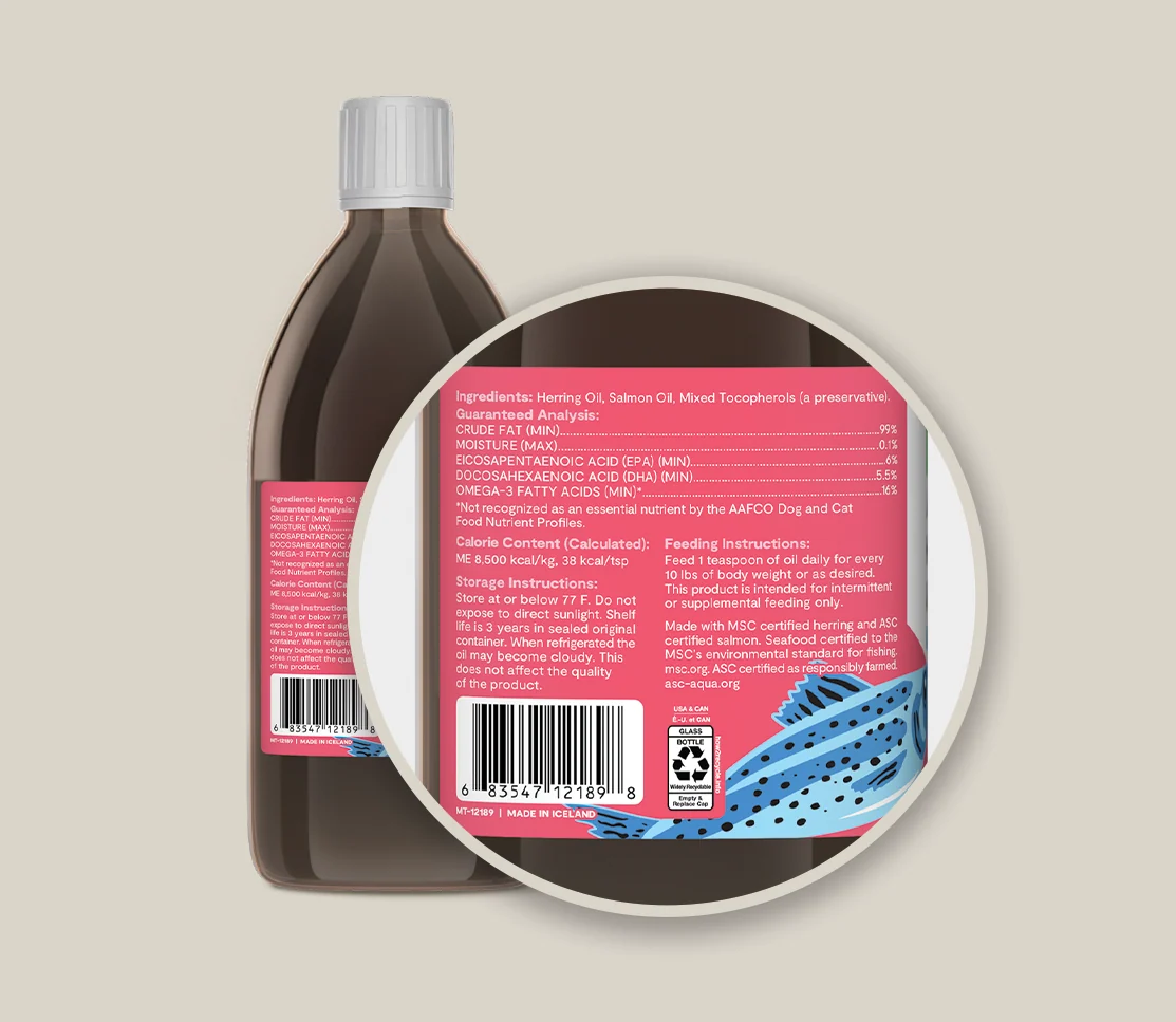 Icelandic Herring & Salmon Oil For Cats - Image 4