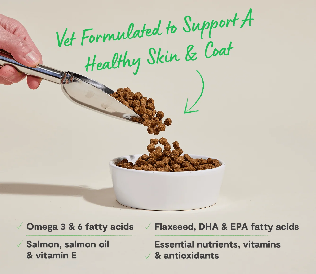 Salmon & Oatmeal Skin & Coat Health Dog Kibble - Image 4