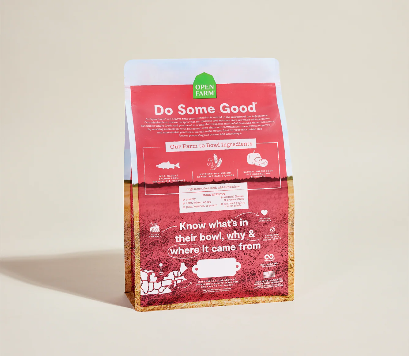 Wild-Caught Salmon & Ancient Grains Dog Kibble - Image 6