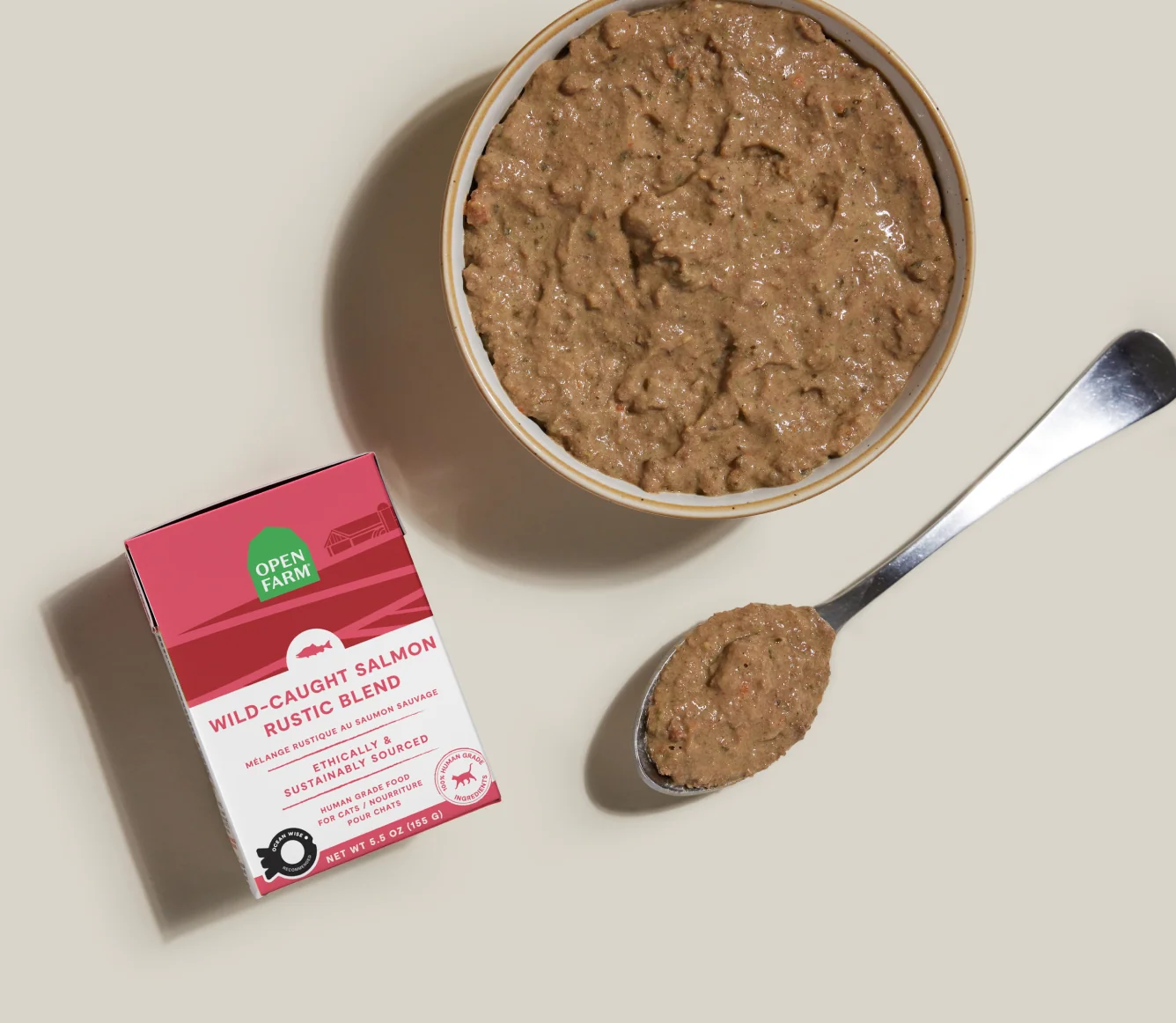 Wild-Caught Salmon Rustic Blend Wet Cat Food - Image 3